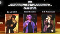 Die DEUTSCHROCK LEGENDEN bringen die bekannten Hits der beliebtesten deutschen Rock- und Popsänger auf die Bühne: Udo Lindenberg, Peter Maffay, Westernhagen, Herbert Grönemeyer. Warum nur einen wenn man alle vier haben kann? Verwandlungskünstler und Gesangsimitator Fred Niebert macht’s möglich.